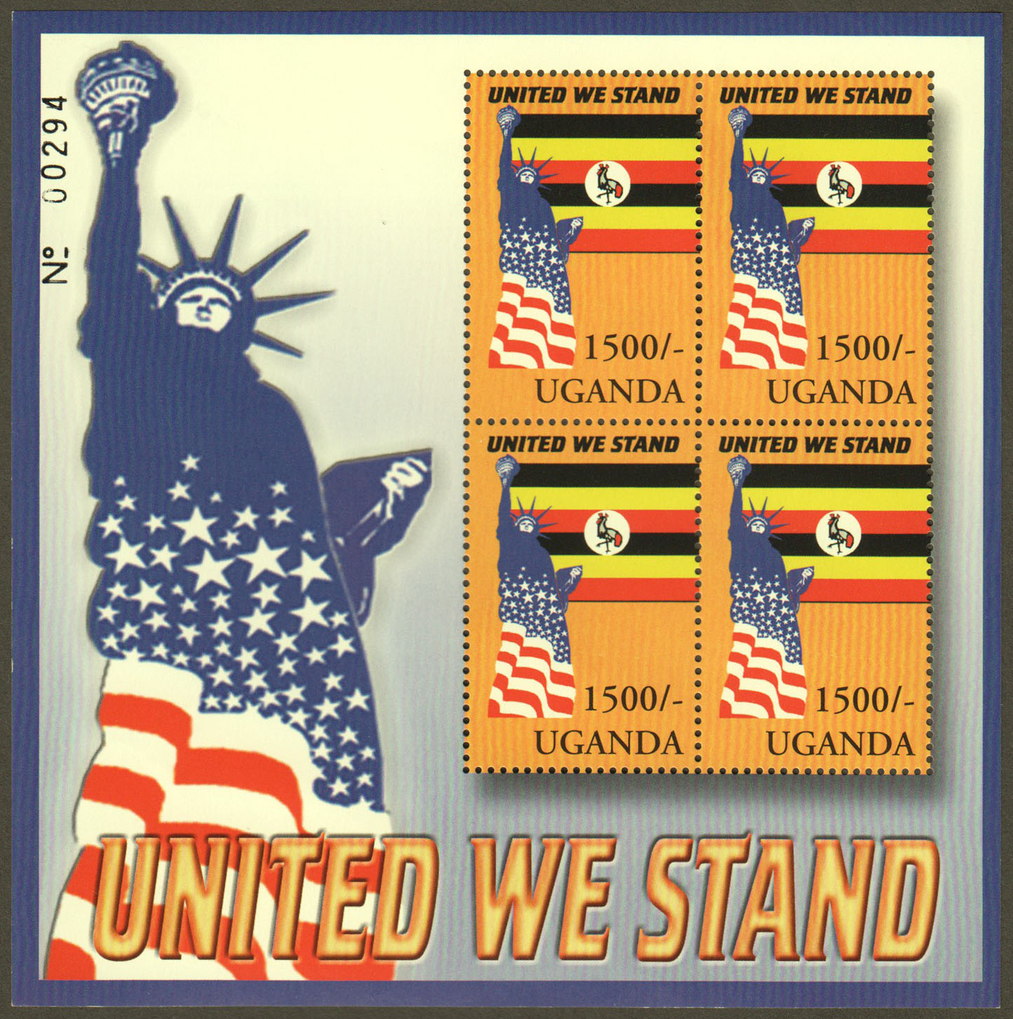Uganda Scott 1765 MNH S/S (A13-16) - Click Image to Close